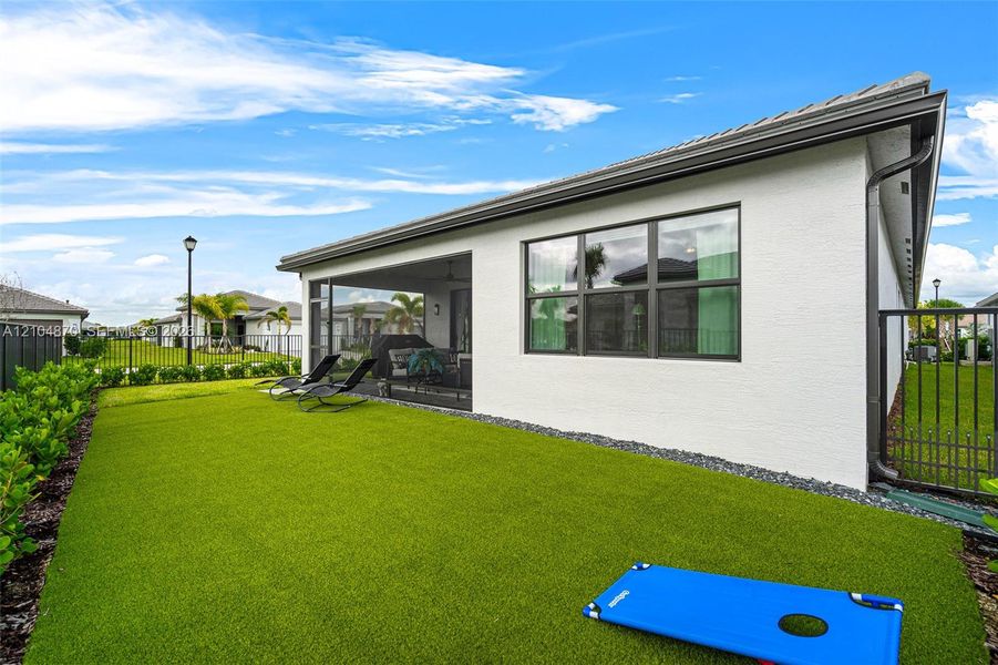 Exterior details and patio area of a home in , Port St. Lucie (Image 26). Exterior details and patio area of a home in , Port St. Lucie (Image 26).