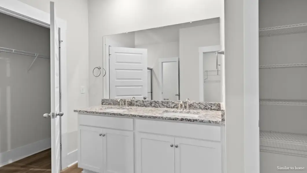 Furnished interior view inside a new home in The Highlands at Cedar Hill Landing, Navassa (Image 12).