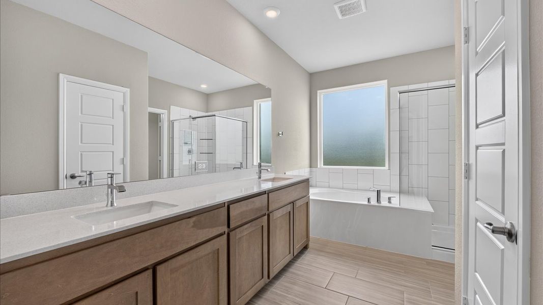 Representative furnished interior of a home built from the Hackberry by D.R. Horton in Treeline, Justin (Image 11). Representative furnished interior of a home built from the Hackberry by D.R. Horton in Treeline, Justin (Image 11).