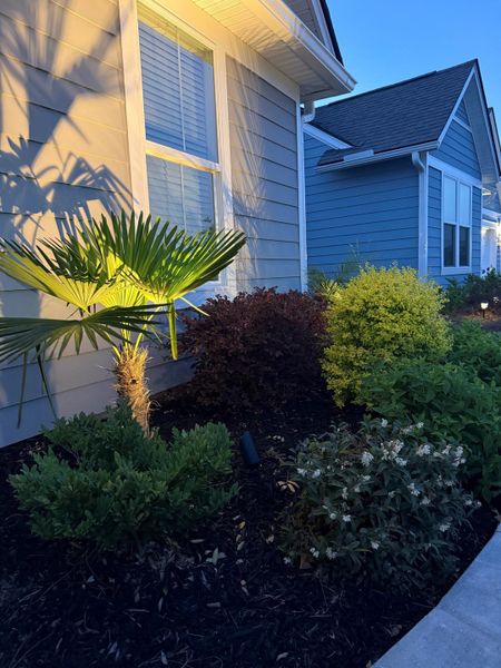 Exterior details and patio area of a home in Del Webb Charleston at Nexton, Summerville (Image 29).