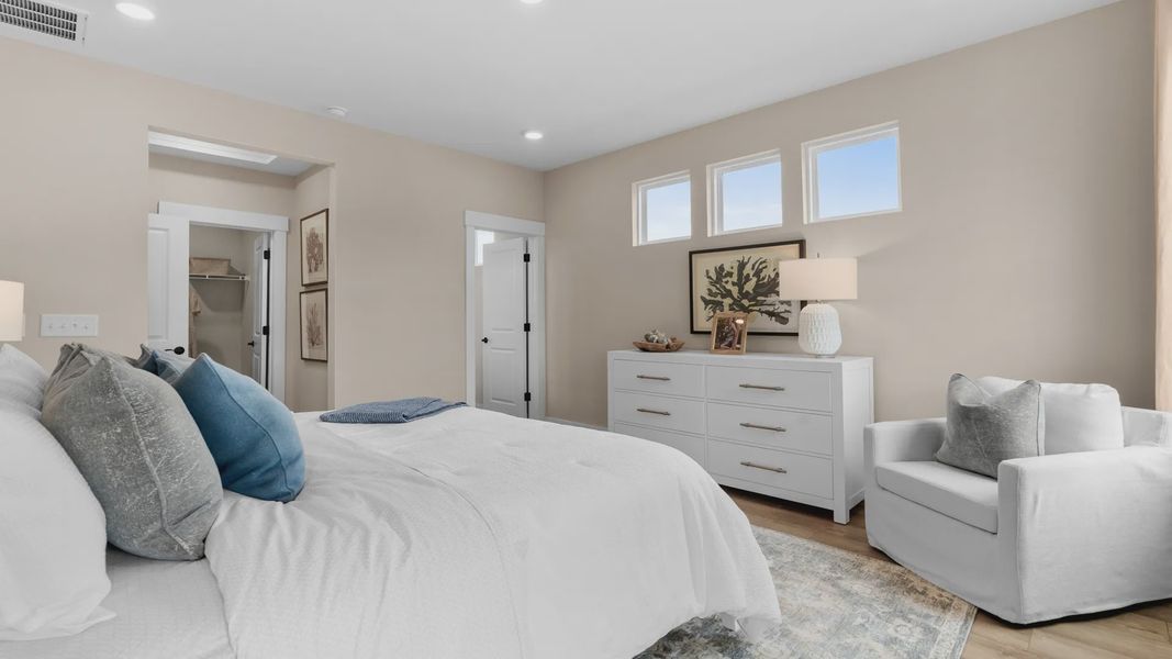 Furnished interior view inside a new home in Indigo at the Preserve, Longs (Image 18). Furnished interior view inside a new home in Indigo at the Preserve, Longs (Image 18).