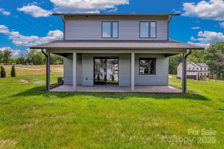 Exterior details and patio area of a home in , Asheville (Image 32). Exterior details and patio area of a home in , Asheville (Image 32).