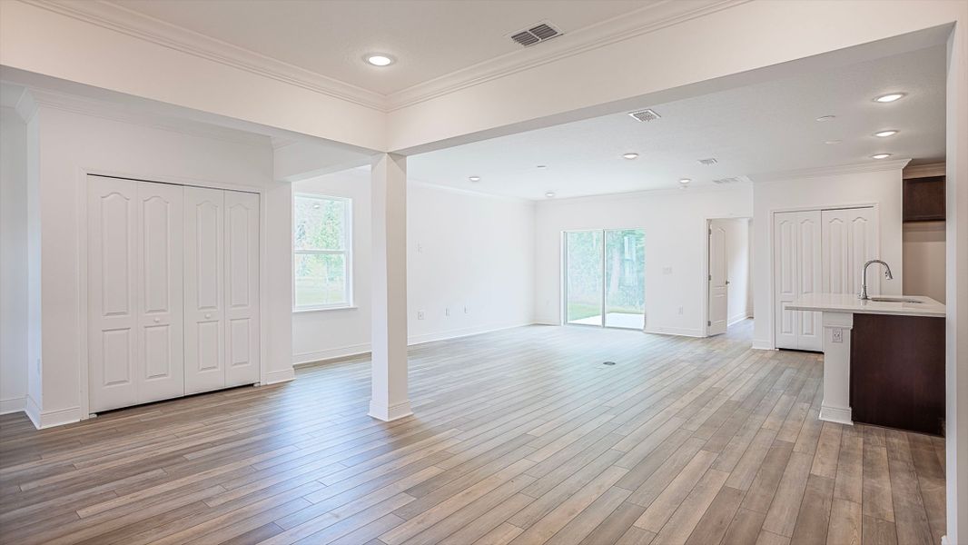 Representative unfurnished interior of a home built from the Ashton by Maronda Homes in Brookshire Green, Kingsland (Image 22).