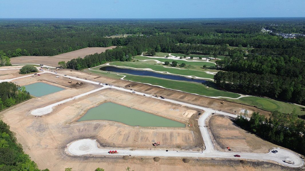 Site preparation for new homesites in The Preserve at Shaftesbury Glen, Conway (Image 19).