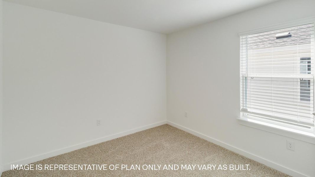 Spacious, unfurnished interior of a new home in Trails at Wildhorse, Austin (Image 11).