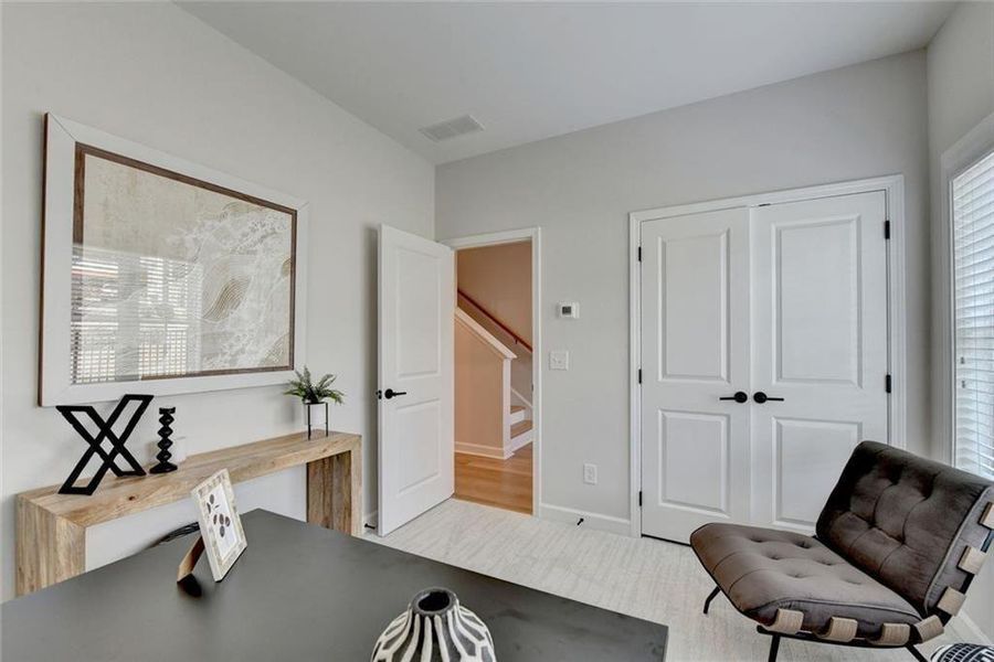 Furnished interior view inside a new home in East Park Village, Kennesaw (Image 10). Furnished interior view inside a new home in East Park Village, Kennesaw (Image 10).