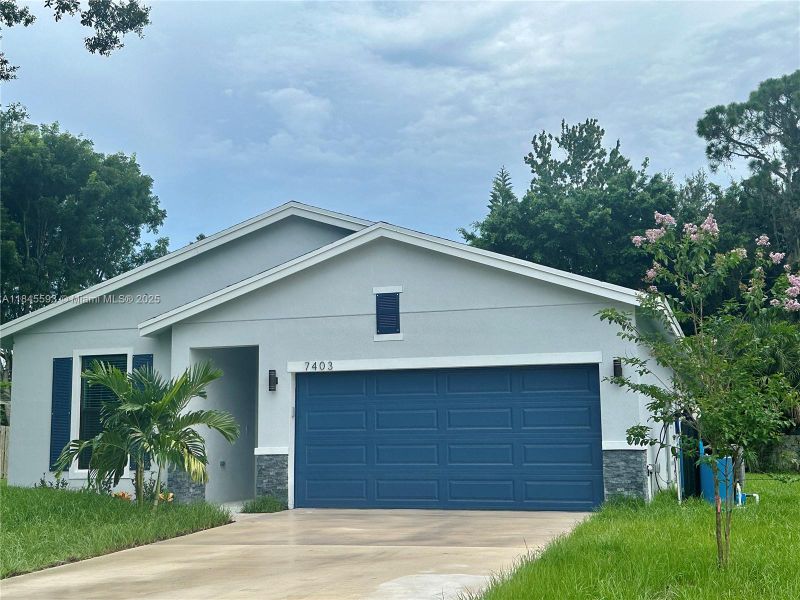 Front exterior of a new home in , Fort Pierce, FL, highlighting curb appeal (Image 2). Front exterior of a new home in , Fort Pierce, FL, highlighting curb appeal (Image 2).