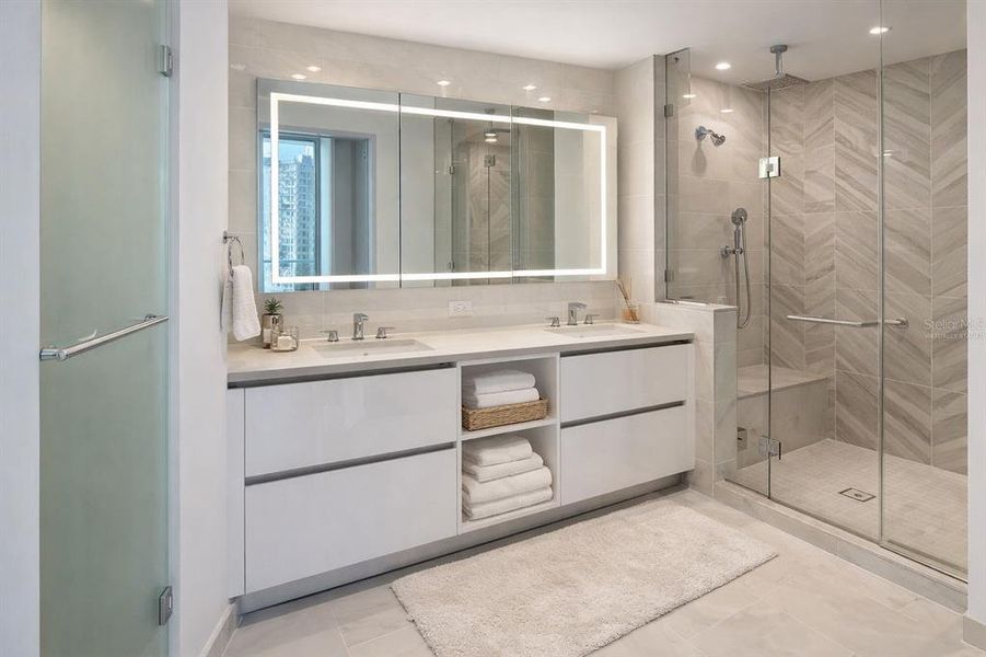 Furnished interior view inside a new home in , St. Petersburg (Image 14).