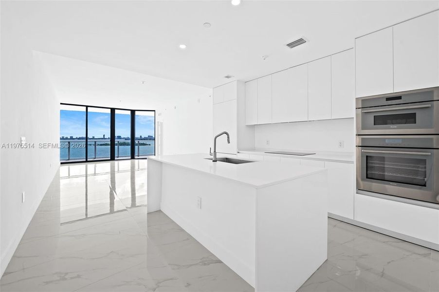 Furnished interior view inside a new home in , Miami (Image 12).