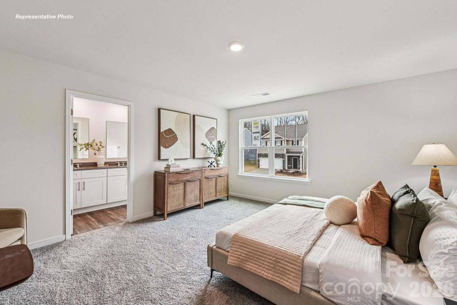 Furnished interior view inside a new home in Huffman Ridge, Hickory (Image 11).