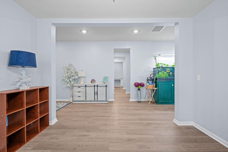 Furnished interior view inside a new home in Sweetgrass at Summers Corner, Summerville (Image 34). Furnished interior view inside a new home in Sweetgrass at Summers Corner, Summerville (Image 34).
