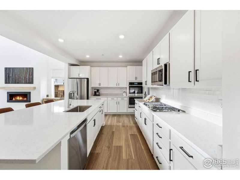 Furnished interior view inside a new home in Sunset Village, Erie (Image 9). Furnished interior view inside a new home in Sunset Village, Erie (Image 9).