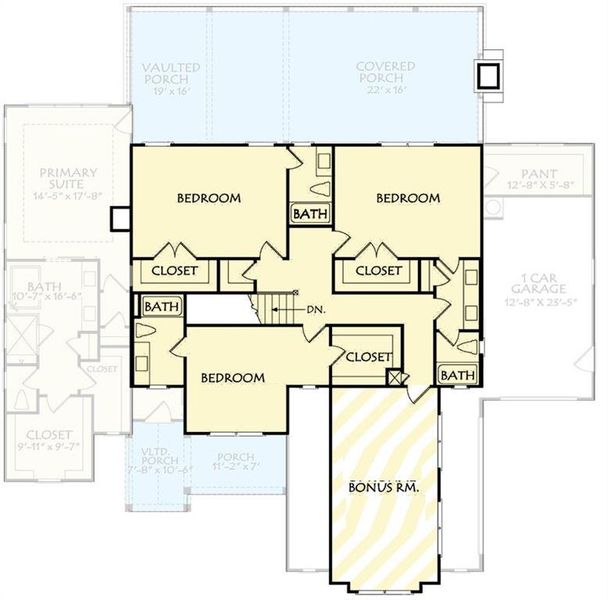 2D floor plan layout of this home in , Acworth, GA (Image 4).