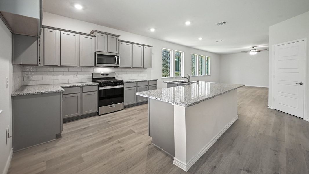 Furnished interior view inside a new home in Bel Air Village, Sherman (Image 3). Furnished interior view inside a new home in Bel Air Village, Sherman (Image 3).