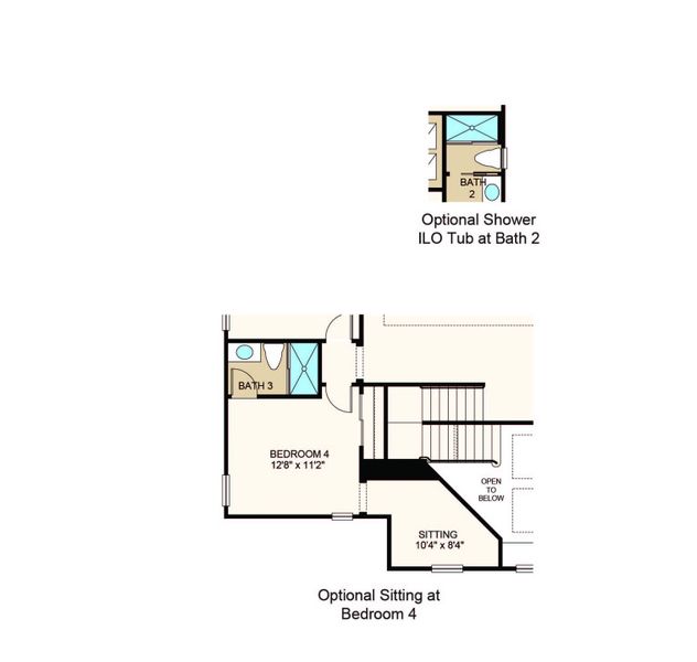 2D floor plan layout of this home in Victoria Lakes, Odessa, FL (Image 16).
