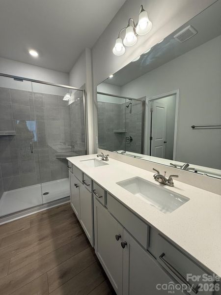 Furnished interior view inside a new home in Nichols Landing, Charlotte (Image 5).