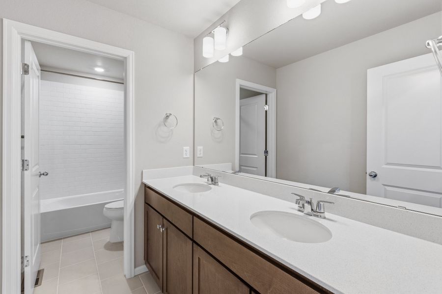 Furnished interior view inside a new home in Talon Pointe, Thornton (Image 9).