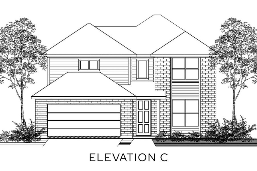 Representative rendering of the exterior for the The Aramis by Lillian Custom Homes (Image 4). Representative rendering of the exterior for the The Aramis by Lillian Custom Homes (Image 4).