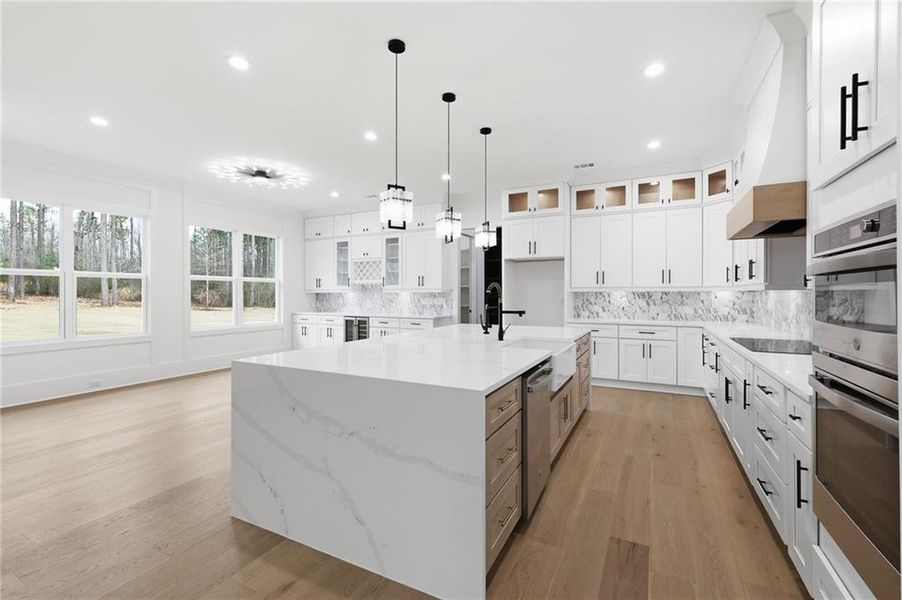 Furnished interior view inside a new home in , Monroe (Image 9).