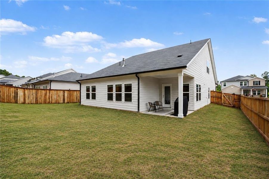 Exterior details and patio area of a home in , Canton (Image 3).