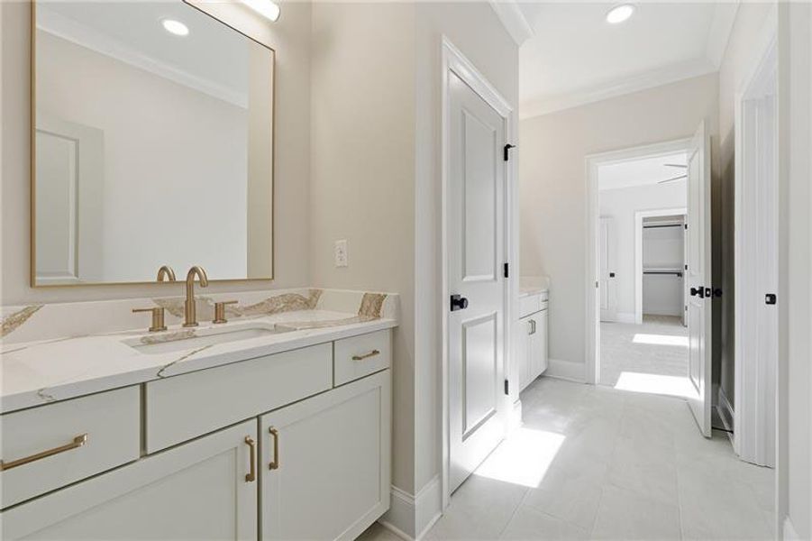 Furnished interior view inside a new home in , Marietta (Image 10).