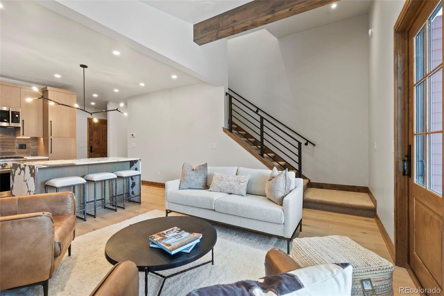 Furnished interior view inside a new home in , Breckenridge (Image 16).