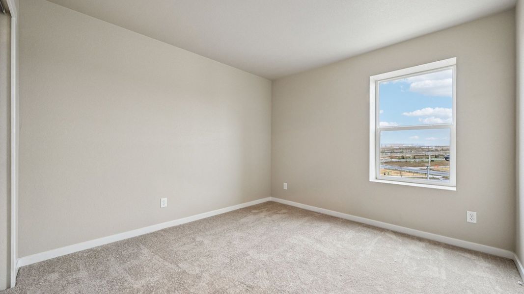 Furnished interior view inside a new home in Windler Townhomes, Aurora (Image 30). Furnished interior view inside a new home in Windler Townhomes, Aurora (Image 30).