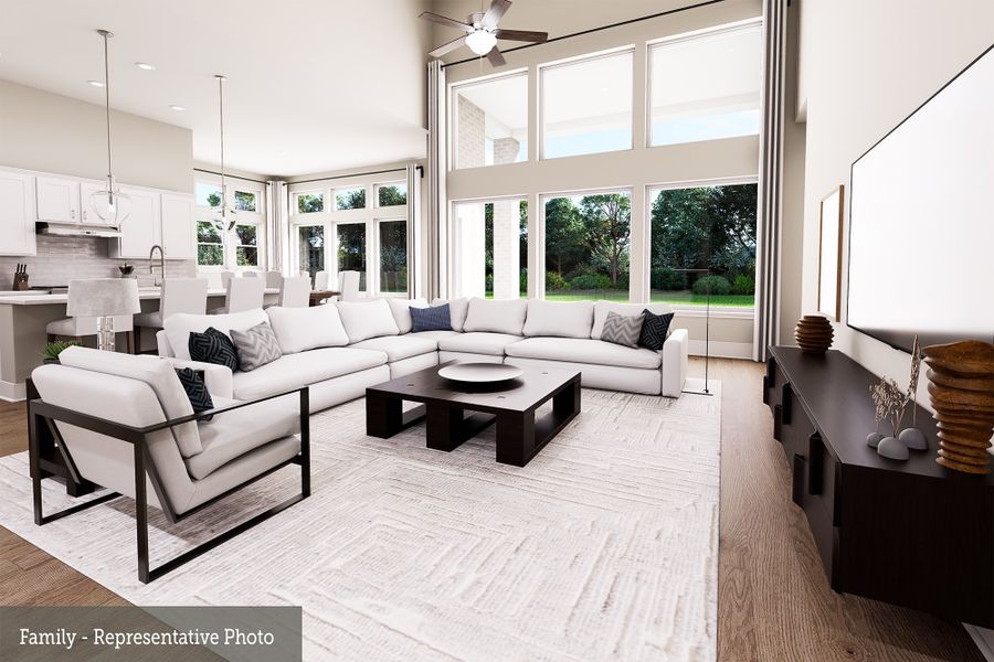 The Delgado - Family Room The Delgado - Family Room