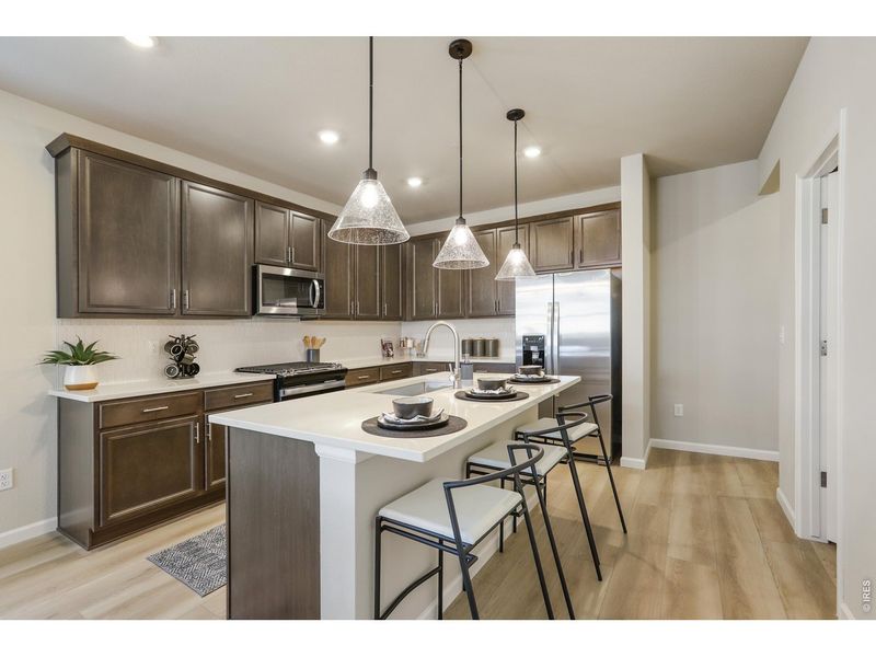 Furnished interior view inside a new home in , Fort Collins (Image 15). Furnished interior view inside a new home in , Fort Collins (Image 15).