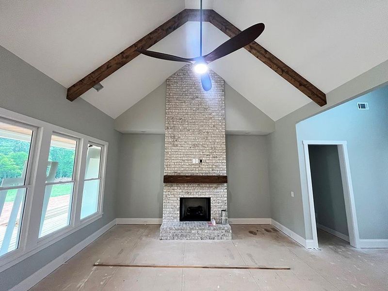 In-progress construction of a new home in , Canton, GA (Image 17).