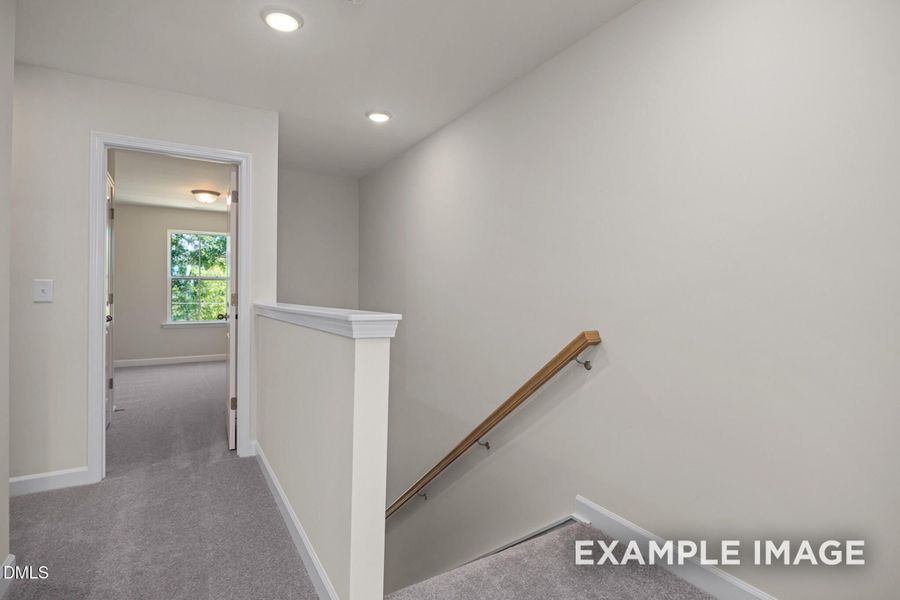 Spacious, unfurnished interior of a new home in Forestville Yard Townhomes, Knightdale (Image 18).