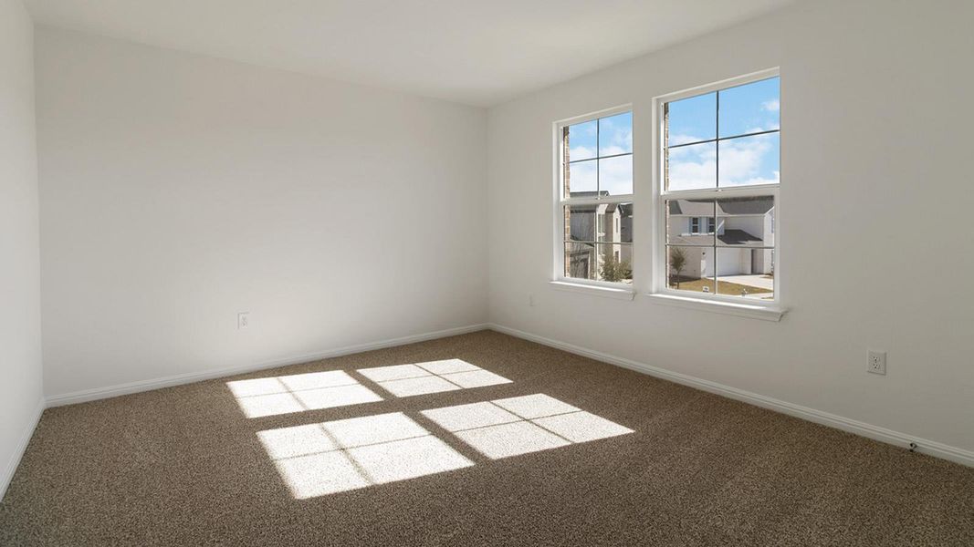 Spacious, unfurnished interior of a new home in Bar W Ranch, Leander (Image 19).