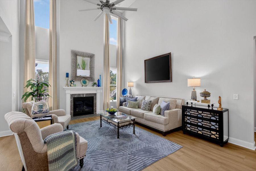 Furnished interior view inside a new home in Parker's Preserve, Ridgeville (Image 17).