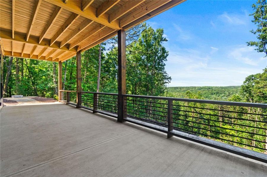 Exterior details and patio area of a home in , Talking Rock (Image 35).