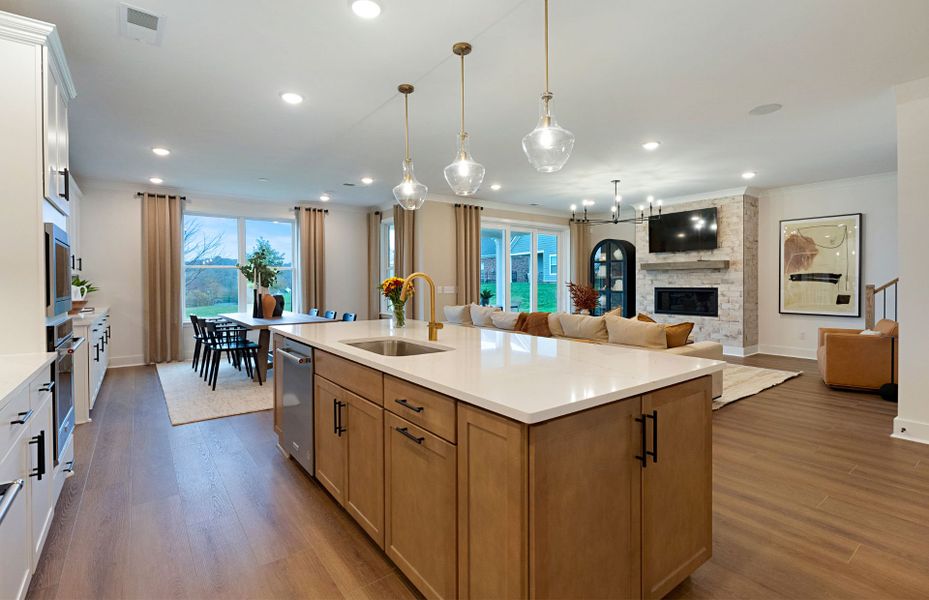 Representative furnished interior of a home built from the Valleybrook by Pulte Homes in Millstone, Hendersonville (Image 47).