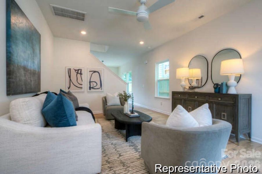 Furnished interior view inside a new home in Shay Crossing, Salisbury (Image 9). Furnished interior view inside a new home in Shay Crossing, Salisbury (Image 9).