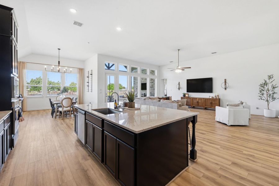 Furnished interior view inside a new home in , Old River-Winfree (Image 14).