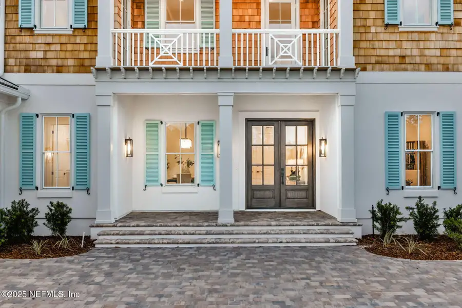 Exterior details and patio area of a home in River Landing at Nocatee (DF Luxury Homes), Ponte Vedra (Image 4). Exterior details and patio area of a home in River Landing at Nocatee (DF Luxury Homes), Ponte Vedra (Image 4).