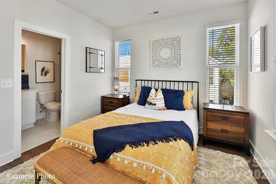 Furnished interior view inside a new home in LOSO Terraces, Charlotte (Image 11).