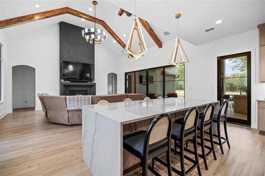 Furnished interior view inside a new home in , Hallsville (Image 15).