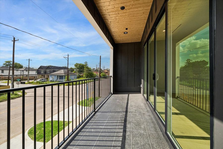 Exterior details and patio area of a home in , Houston (Image 4).