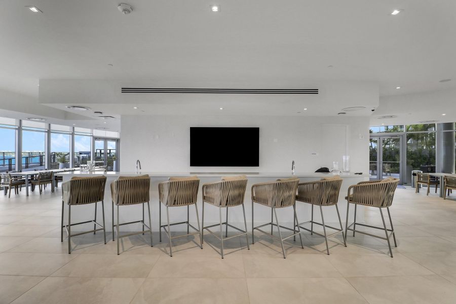 Social Room with Intracoastal Views