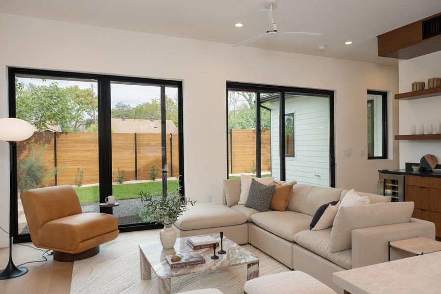 Furnished interior view inside a new home in , Austin (Image 30). Furnished interior view inside a new home in , Austin (Image 30).