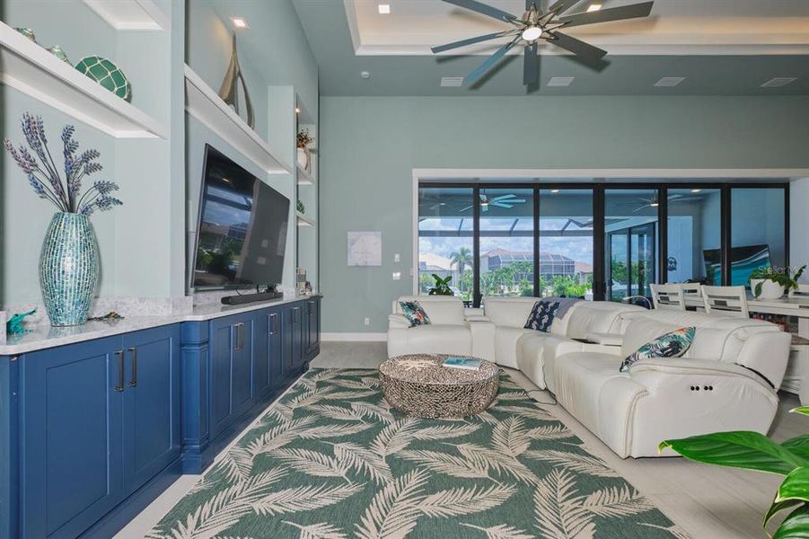Furnished interior view inside a new home in , Punta Gorda (Image 44).