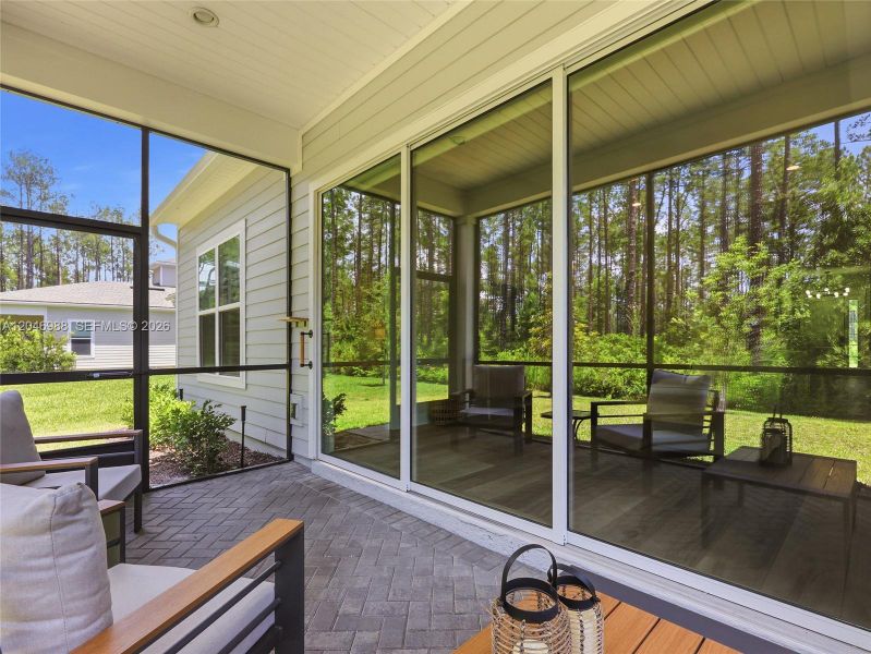 Exterior details and patio area of a home in , St. Johns (Image 29).