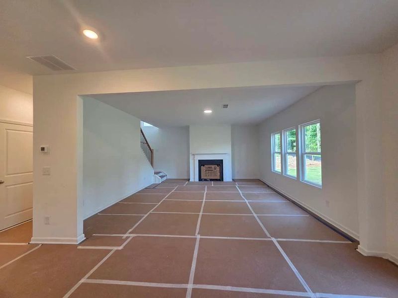Family Room Construction Progress