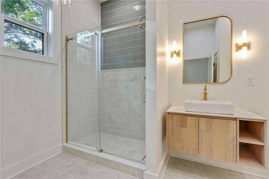 Furnished interior view inside a new home in , Marietta (Image 10).