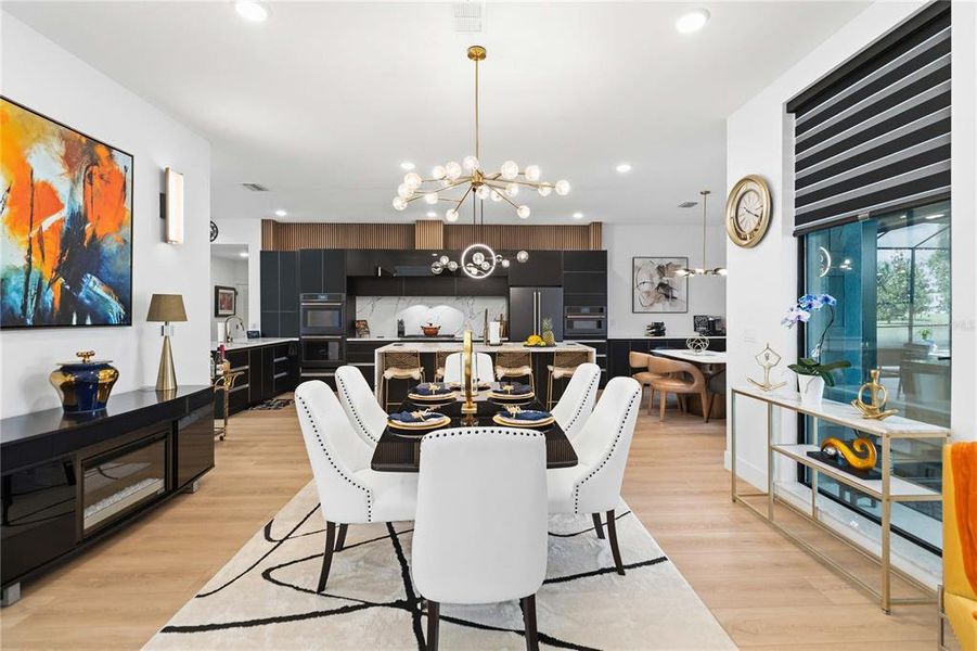 Furnished interior view inside a new home in , Groveland (Image 49).