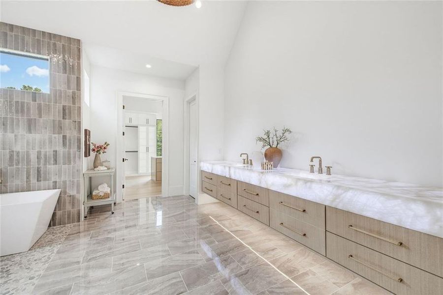 Furnished interior view inside a new home in , Canton (Image 35).