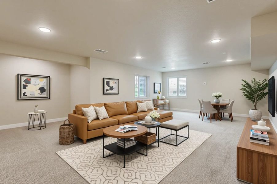 Furnished interior view inside a new home in Country Club Reserve – Fort Collins, Fort Collins (Image 16).